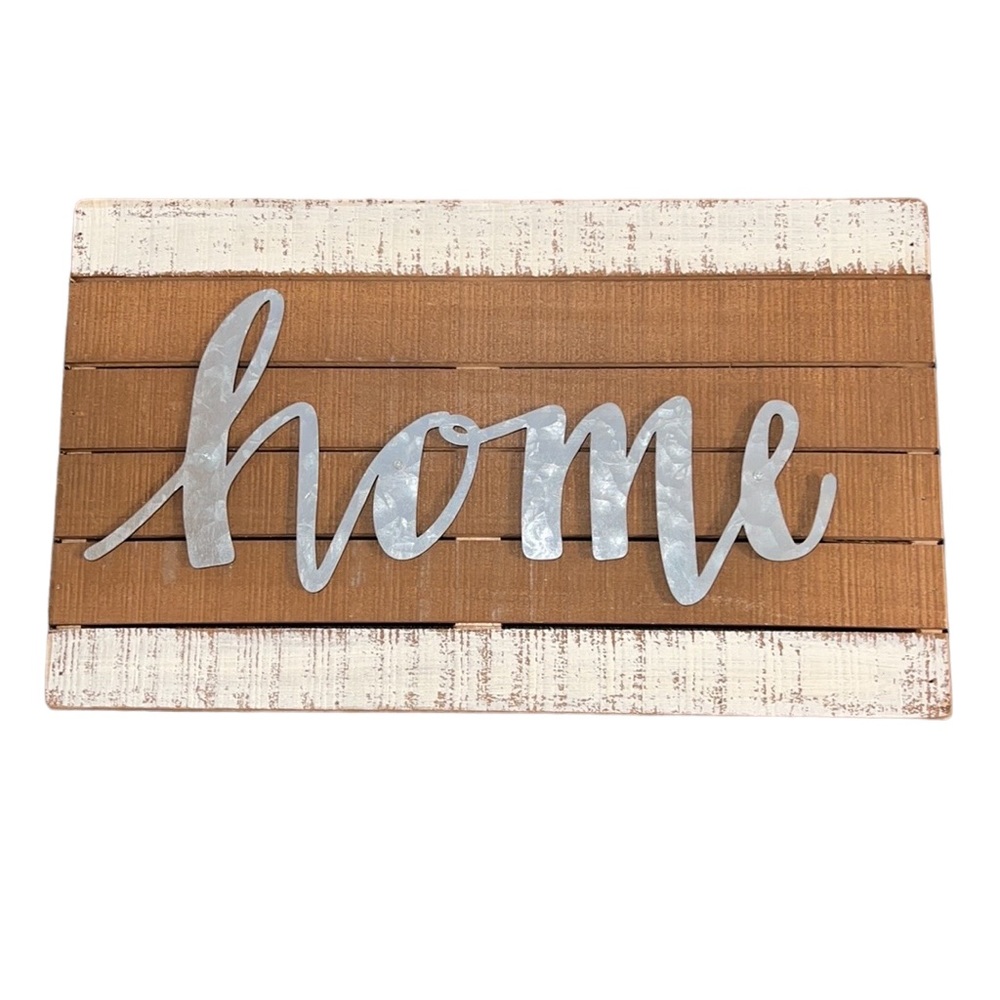 Primitives by Kathy Slatted Home Sign